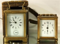 2 Antique French Carriage clocks