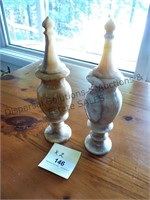 2 Marble Vessels / Urns