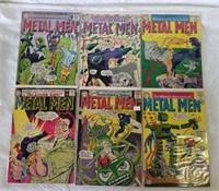 6 pcs. Vintage DC Meatal Men Comics