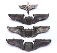 AN ESTATE LOT OF ARMY AIR FORCE WINGS INSIGNIA