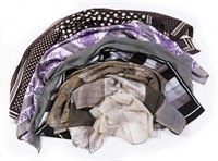 A COLLECTION OF SILK AND OTHER DESIGNER SCARVES