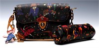 A PIERO GUIDI DESIGNER 'MAGIC CIRCUS' PURSE