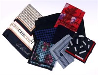 A COLLECTION OF SILK AND OTHER DESIGNER SCARVES