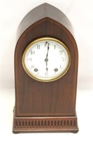 A Rosewood Cathedral New Haven mantle clock