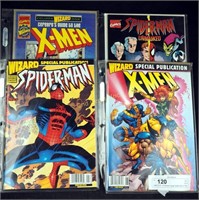 4 Premium Issues Spider Man & X Men Marvel Comics