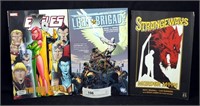 3 Vintage D C & Marvel Soft Back Comic Books Lot
