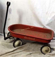 Vintage 1960's Hy Speed 21" Metal Toy Wagon