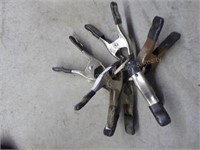6 spring clamps