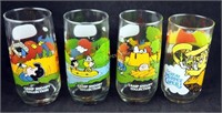 4 Camp Snoopy & Gonzo Collector Glasses Lot