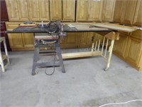 Craftsman 12" table saw w/ homemade table extensio
