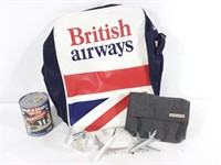 Sac British Airways, petits avions, etc