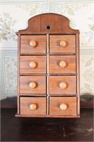 Antique Spice Cabinet with Drawers