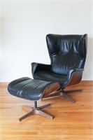 Eames Era Chair and Ottoman