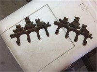 Antique cast iron key hangers