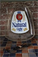 Nice Vintage Natural Light Beer Clock