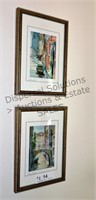 Water Colours / framed x2