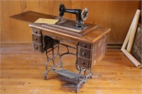Antique Davis Sewing Cabinet