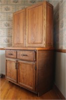 Vintage Storage Cabinet - 2 pieces