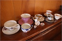 Group of Vintage Cup and Saucers