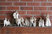 Group of Willow Tree Figurines & Some Boxes