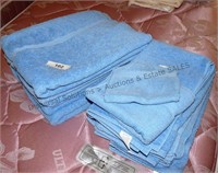 Towels, etc. assortment / Blues