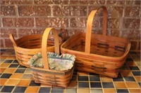 Three Longaberger Baskets