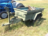 1940 Jeep military utility trailer.