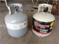 Pair of 20 lb. propane tanks