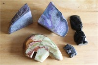 Group of Rocks & Carved Stone