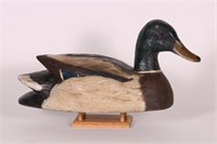 Mallard Drake Duck Decoy by Mike Borrett of