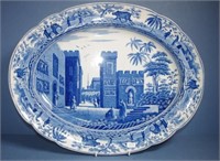 Spode Caramanian transfer printed platter