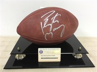 SIGNED PEYTON MANNING SB XL1 FOOTBALL & DISPLAY