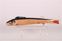 8" Trout Fish Spearing Decoy by Oscar Peterson