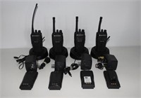 Lot of 4, Motorola CP200 Two-Way Radios