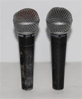 Lot of 2, Shure SM58 Microphones