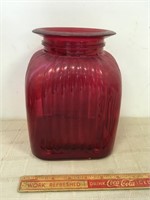 COLORED GLASS CANNISTER