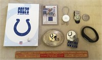 COLTS MONEY CLIP, BELT BUCKLES AND MORE