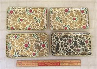 VINTAGE HIGHMOUNT QUALITY ALCOHOL PROOF TRAYS (4)