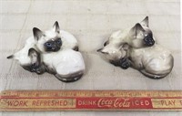 VINTAGE BESWICK PORCELAIN SIAMESE CATS