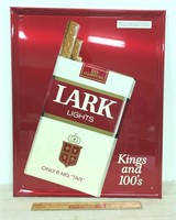 LARKS TOBACCO ADVERTISING SIGN- NEW OLD STOCK