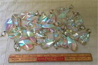 LARGE PINK/ BLUE CRYSTAL PRISMS (25)