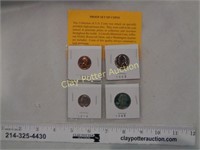 Sleeve of 4 Proof Set of Coins
