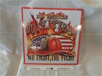 Metal Fire Fighters Sign