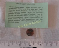 1909 Lincoln Head Wheat Cent