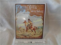 Metal Sign Buffalo Bill's Wild West