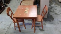 Kids Table And 2 Chair