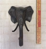 LARGE CAST ELEPHANT HOOK