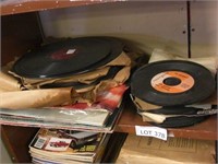 Assorted Records -45's, LP's, etc