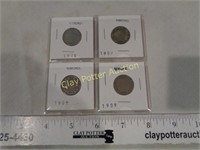 Sleeve Set of 4 V Nickels