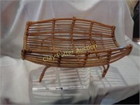 Unique Wicker Manger Style Stand
